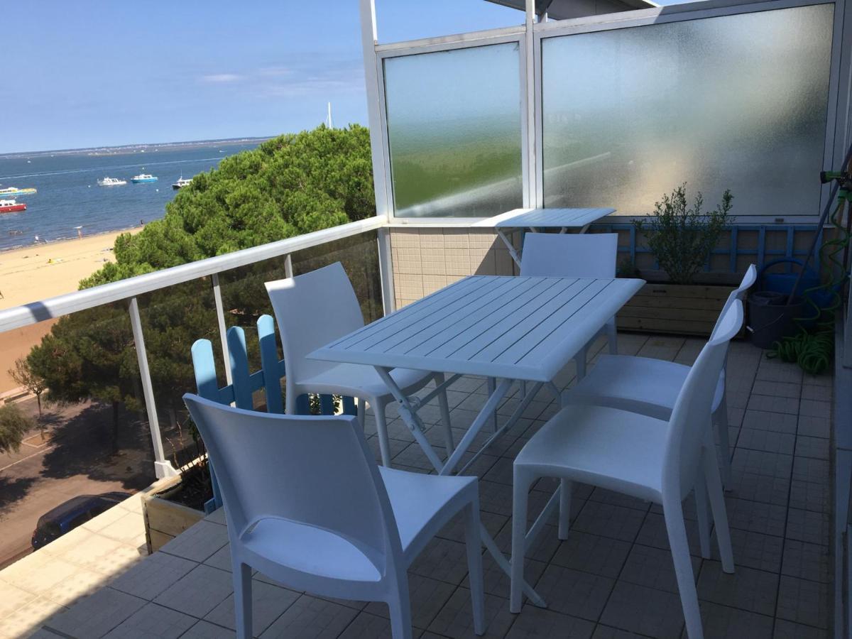 Appartement T3 Au Centre D'Arcachon Avec Vue Mer, Terrasse Et Parking Securise - Fr-1-374-74 ภายนอก รูปภาพ