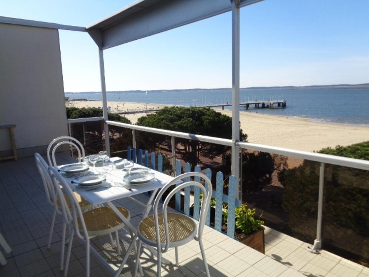 Appartement T3 Au Centre D'Arcachon Avec Vue Mer, Terrasse Et Parking Securise - Fr-1-374-74 ภายนอก รูปภาพ